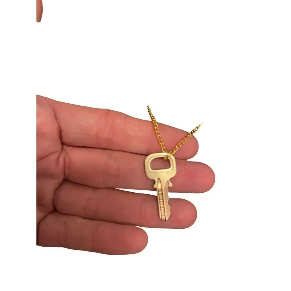 Louis Vuitton Gold Lock Necklace